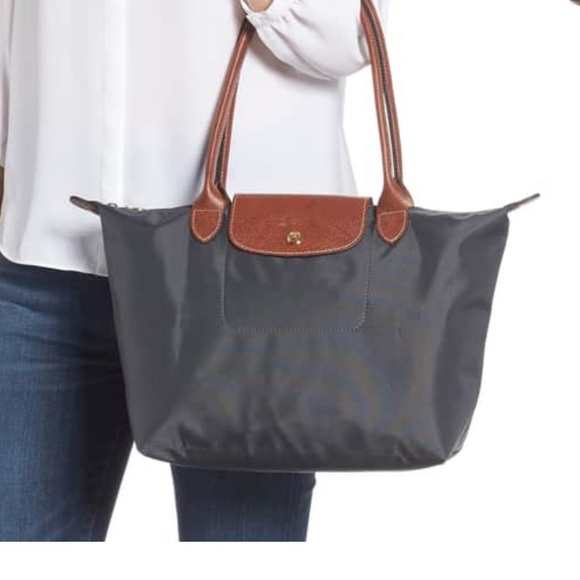 Longchamp Handbags - Longchamp Small Le Pliage Tote Bag in Gray